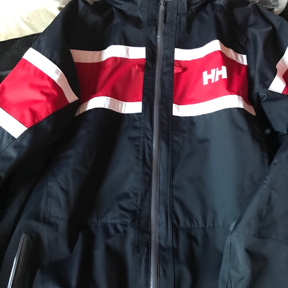 Xl Helly Hansen red white and blue